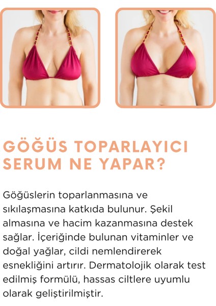 Markası Göğüs Yardımcı Dolgunlaştırıcı C Vitamini ile Zenginleştirilmiştir 30 ml