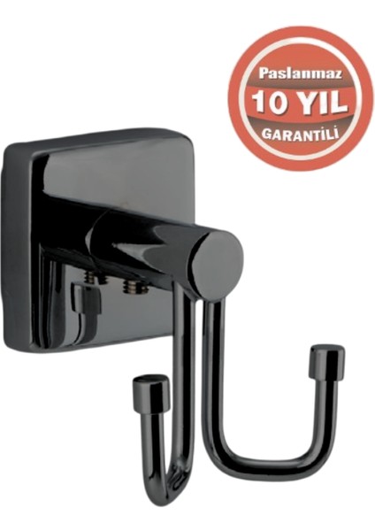 Paslanmaz Pirinç Vizyon 2’li Bornozluk Mat Siyah modelleri