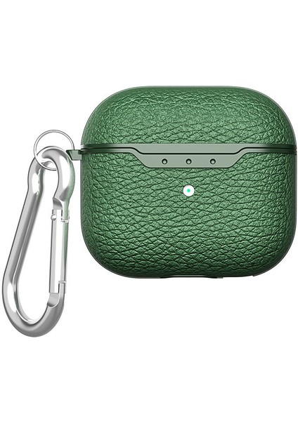 Nüanstek Airpods 4 Kılıf Zore Airbag 03 Silikon-Yeşil