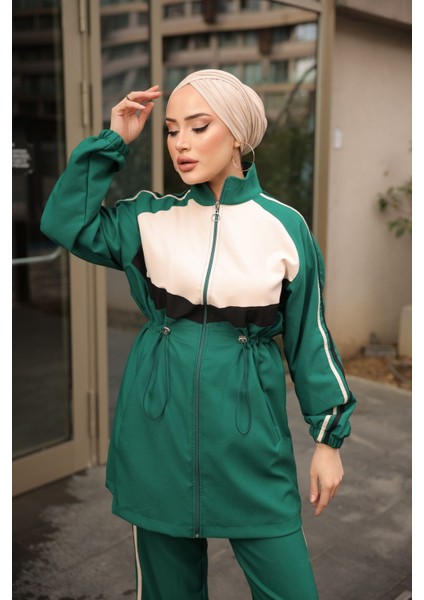 Tesettür Eşofman Takımı Fermuarlı Ikili Takımı 479