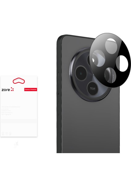 Xiaomi Redmi 14C 4g Uyumlu Zore 3D Kamera Camı-Siyah