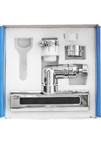 Multifunctional BAYSA-1591 Geniş New ( 360° Oynar Başlık & 4 Fonksiyon Su Akışı ) Perlatör Musluk Ucu