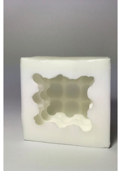 Büyük Bubble Mum Silikon Kalıp - Mum Yapım Için Silikon Kalıp 6x6 cm modelleri