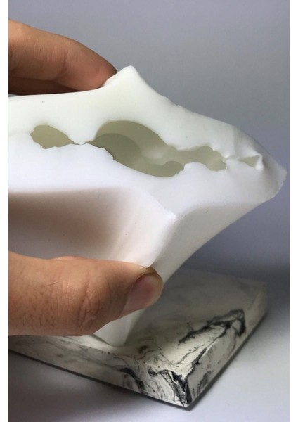 Büyük Bubble Mum Silikon Kalıp - Mum Yapım Için Silikon Kalıp 6x6 cm fırsatları