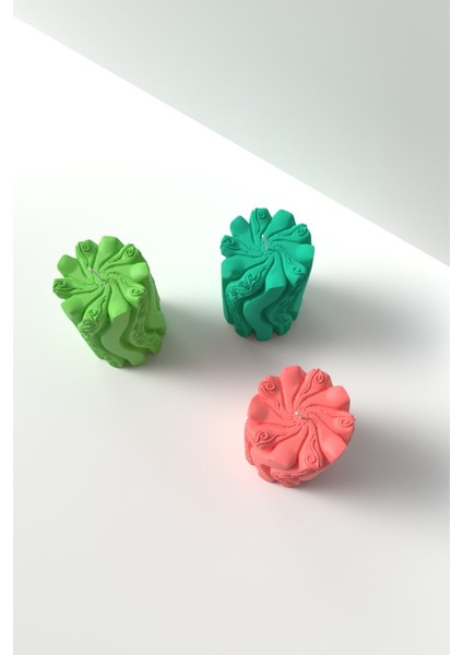 Desenli Silindir Mum Silikon Kalıp - Dekoratif Mum Kalıbı Mum Yapım Malzemeleri Abs-01 fırsatları