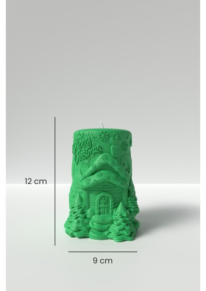 Yılbaşı Desenli Mum Silikon Kalıp M3 - Yılbaşı Mum Silikon Kalıp, Mum Yapım Malzemeleri 12 x 9 cm modelleri