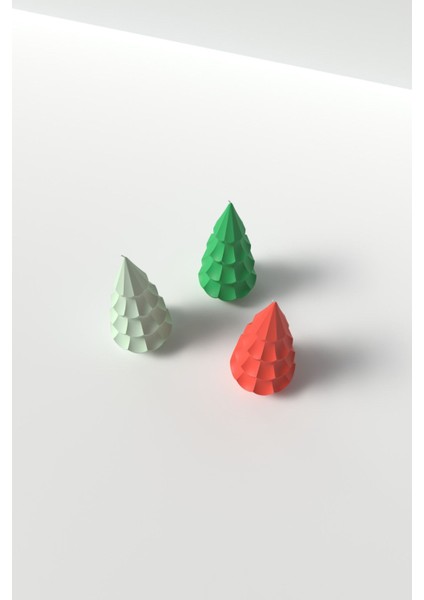 Küçük Yılbaşı Ağacı Mum Silikon Kalıp -Yılbaşı Mum Silikon Kalıp, Mum Yapım Malzemeleri 10 x 4.8 cm fırsatları
