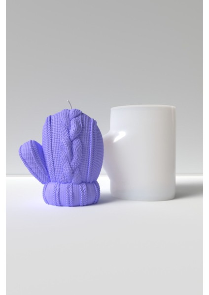 Dekoratif Kışlık Eldiven Mum Silikon Kalıp - Eldiven Mum Kalıbı Mum Yapım Malzemeleri