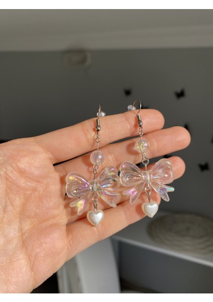 Hologramlı Fiyonk Coquette Küpe fiyatları