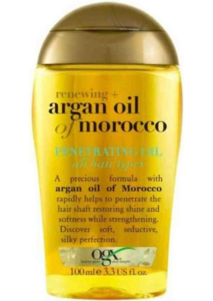 Argan Oil Of Morocco Kuru ve Sertleşmiş Saçlar Için Bakım Yağı 100 ml