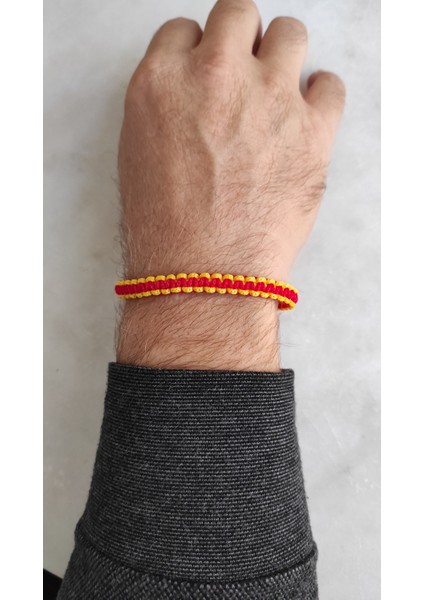 Taraftar Makrome Örgü Bileklik, Galatasaray, Göztepe Taraftar Bileklik, Hediye Bileklik modelleri