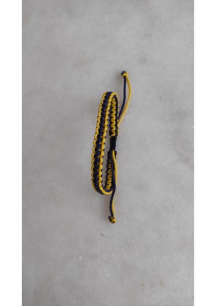 Taraftar Markome Örgü Bileklik, Sarı Lacivert Fenerbahçe Taraftar Hediye Erkek Bileklik fırsatları