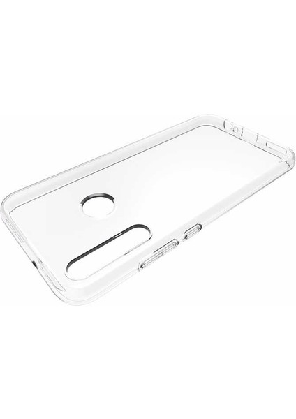 Huawei P40 Lite E - Kılıf Şeffaf Soft Slim Fitt Süper Silikon Kapak - Şeffaf