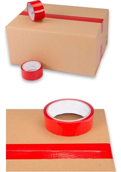 Yeşil Koli Bantı 100 Metre 6 Adet 45MM x 100 Metre Renkli Koli Bandı Extra Güçlü Formül Akrilik Koli Bandı