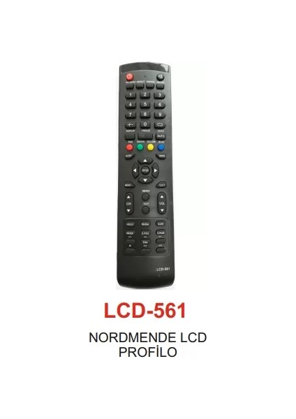 Saba, Nordmende, Profilo LED LCD Tv Kumandası - LCD 561