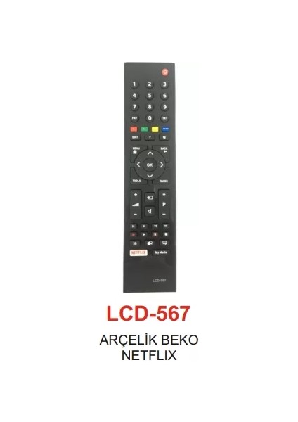 Arçelik - Beko 3D Smart Netflix Tv Kumandası - LCD 567 fiyatları