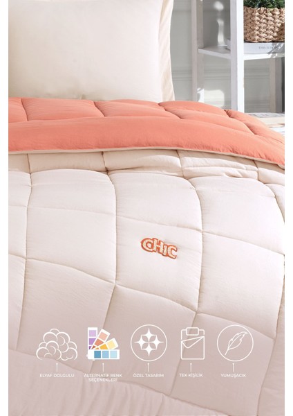 Violet Comfort Uyku Seti Tek Kişilik Ekru