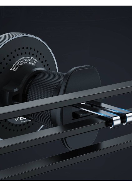 15W Kablosuz Magsafe Şarj Araç Içi Telefon Tutucu Izgara Klipsli 11/12/13/14/15/16 Pro Max Uyumlu fırsatları