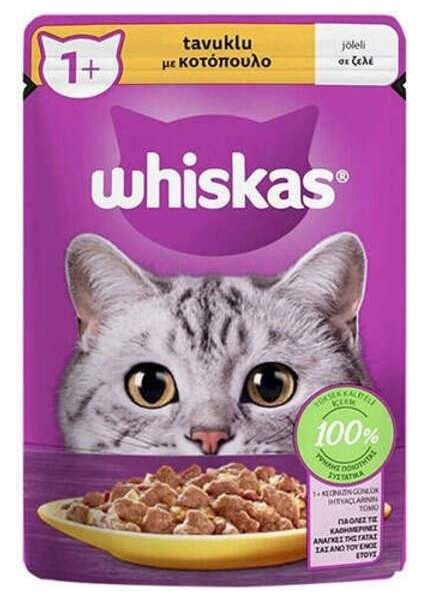 Pouch Jöle Içerisinde Tavuklu Yetişkin Konserve Kedi Maması 85 gr