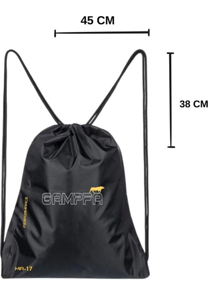 Büzgülü Ipli Fonksiyonel 45X38 Sırt Çantası Sarı Siyah modelleri