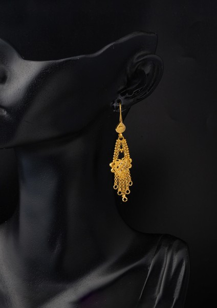 Sallantılı 22 Ayar Hint Model Altın Küpe fırsatları