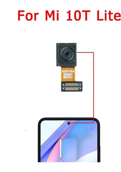 Xiaomi Mi 10T Lite Ön Kamera Orj