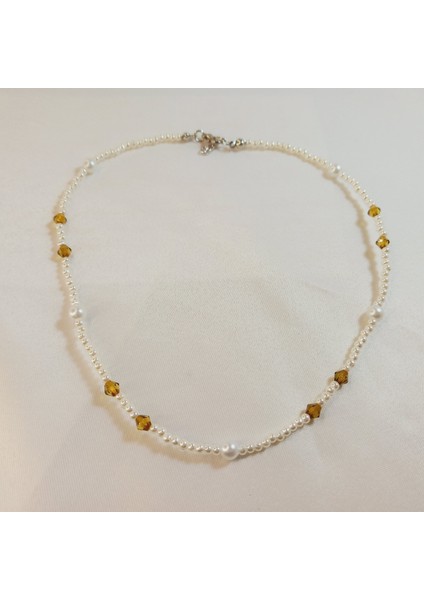 Kristal Boncuklu Inci Boncuk Kolye fırsatları