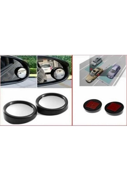 2 Adet Kolay Montajlı Araç Kör Nokta Dikiz Aynası Kör Nokta 360 Yuvarlak fiyatları