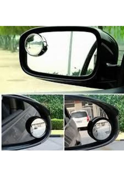 2 Adet Kolay Montajlı Araç Kör Nokta Dikiz Aynası Kör Nokta 360 Yuvarlak modelleri