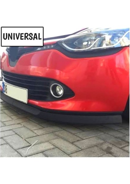 Universal Astra H Model Lip 2 Parça Esnek Plastik Mat Siyah Tampon Altı Ek Lip Bir Çok Araca Uyumlu modelleri