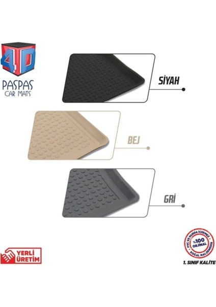 Vw Tiguan 2016 Sonrası 4d Havuzlu Kauçuk Paspas modelleri