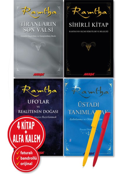 Ramtha Tiranların Son Valsi - Ufo’lar ve Realitenin Doğası - Sihirli Kitap - Üstadı Tanımlamak 4 Kitap - J. Z. Knight