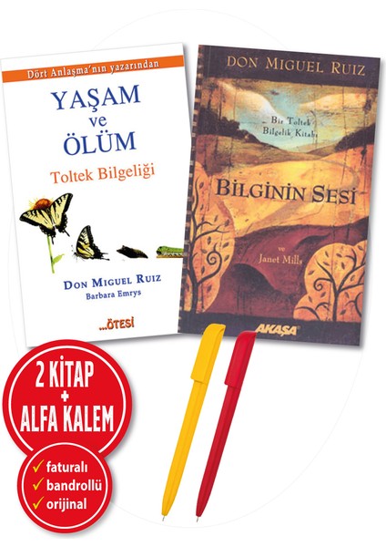Bilginin Sesi - Yaşam ve Ölüm 2 Kitap - Don Miguel Ruiz