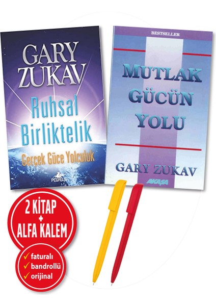 Mutlak Gücün Yolu - Ruhsal Birliktelik 2 Kitap - Gary Zukav - Alfa Kalem