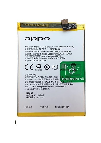Realme 3 PRO - Blp713 - Batarya Pil Sıfır Orijinal