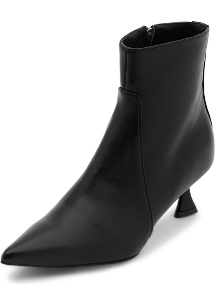 Deri Siyah Kadın Topuklu Bot 91D2520NAP modelleri
