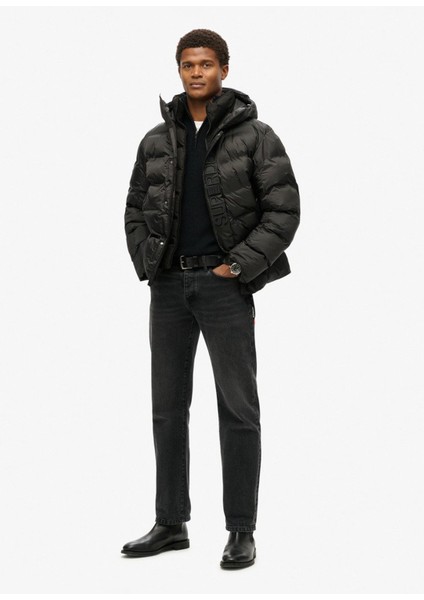 Siyah Erkek Mont M5011902A02A_HOODED Cıty Graphıc Pu fiyatları