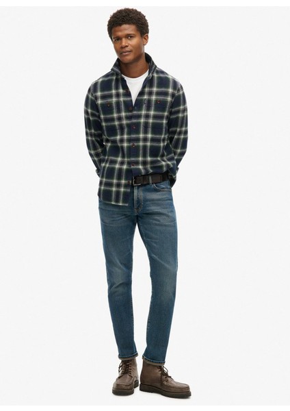 Normal Siyah Erkek Gömlek M4010651AB4L_VINTAGE Check Overshır fiyatları