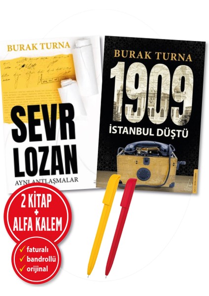 Sevr Lozan - 1909 İstanbul Düştü 2 Kitap - Burak Turna