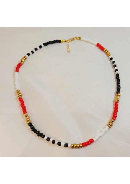 Handmade Bahar Renkleri Altın Rengi Kum Boncuk Rainbow Kolye fırsatları
