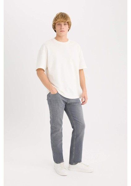 Sergio Regular Fit Normal Kalıp Normal Bel Boru Paça Jean Pantolon B7349AX25SP