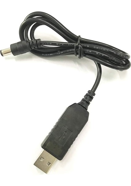 Btech Dmr-6x2, Anytone, Tyt, Diğer Cihazlar Için USB Akıllı Dönüştürücü Kablosu (12 V) USB Trafo Kablosu (Standart 5,5 mm Varil Konektörü)