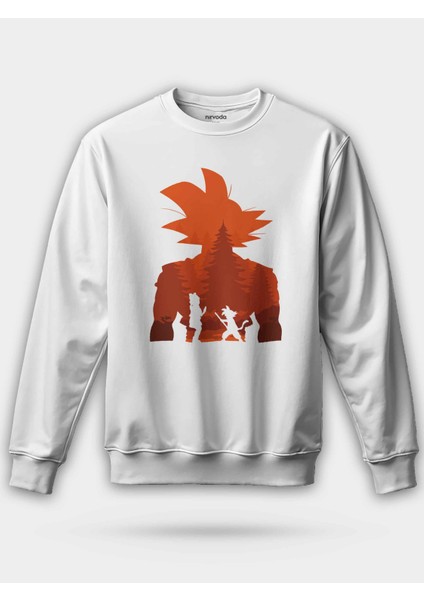 Goku Evrimi Dragon Ball Unisex Regular Sweatshirt