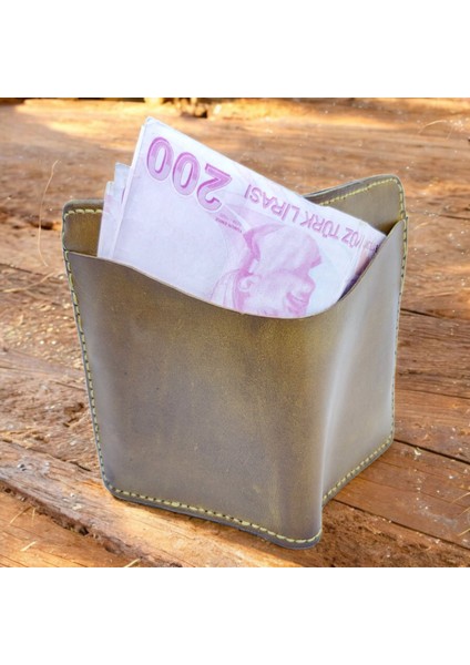Cy Leather Monar Camel Hakiki Deri El Yapımı Büyük Erkek Cüzdanı modelleri