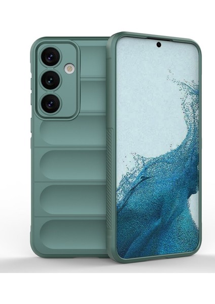 Samsung Galaxy S24 Kılıf Elde Tutma Kolaylıkla Kaydırmaz Kenar Line Dizayn Optietnik Kapak