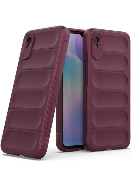 Xiaomi Redmi 9A Kılıf Elde Tutma Kolaylıkla Kaydırmaz Kenar Line Dizayn Optietnik Kapak