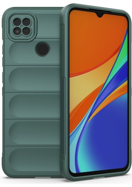 Xiaomi Redmi 9c Kılıf Elde Tutma Kolaylıkla Kaydırmaz Kenar Line Dizayn Optietnik Kapak