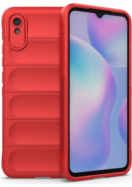 Xiaomi Redmi 9A Kılıf Elde Tutma Kolaylıkla Kaydırmaz Kenar Line Dizayn Optietnik Kapak