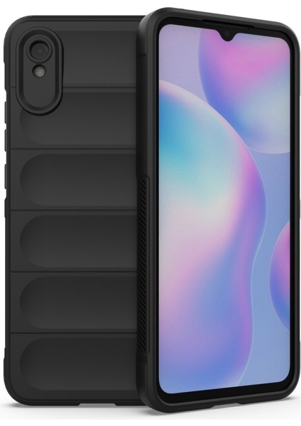 Xiaomi Redmi 9A Kılıf Elde Tutma Kolaylıkla Kaydırmaz Kenar Line Dizayn Optietnik Kapak