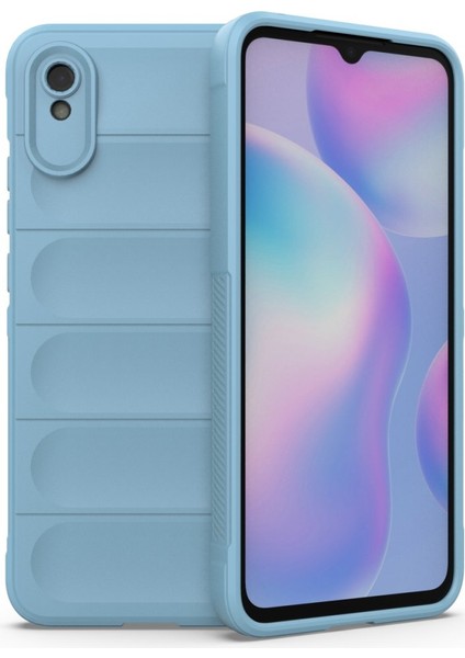 Xiaomi Redmi 9A Kılıf Elde Tutma Kolaylıkla Kaydırmaz Kenar Line Dizayn Optietnik Kapak